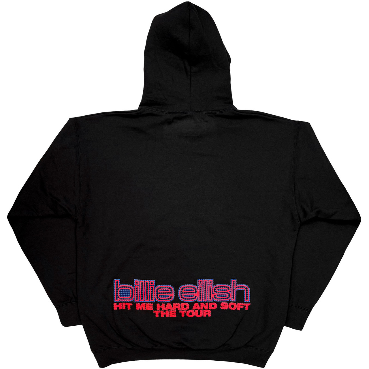 Billie Eilish 'Hit Me Hard And Soft Tour' (Black) Pull Over Hoodie