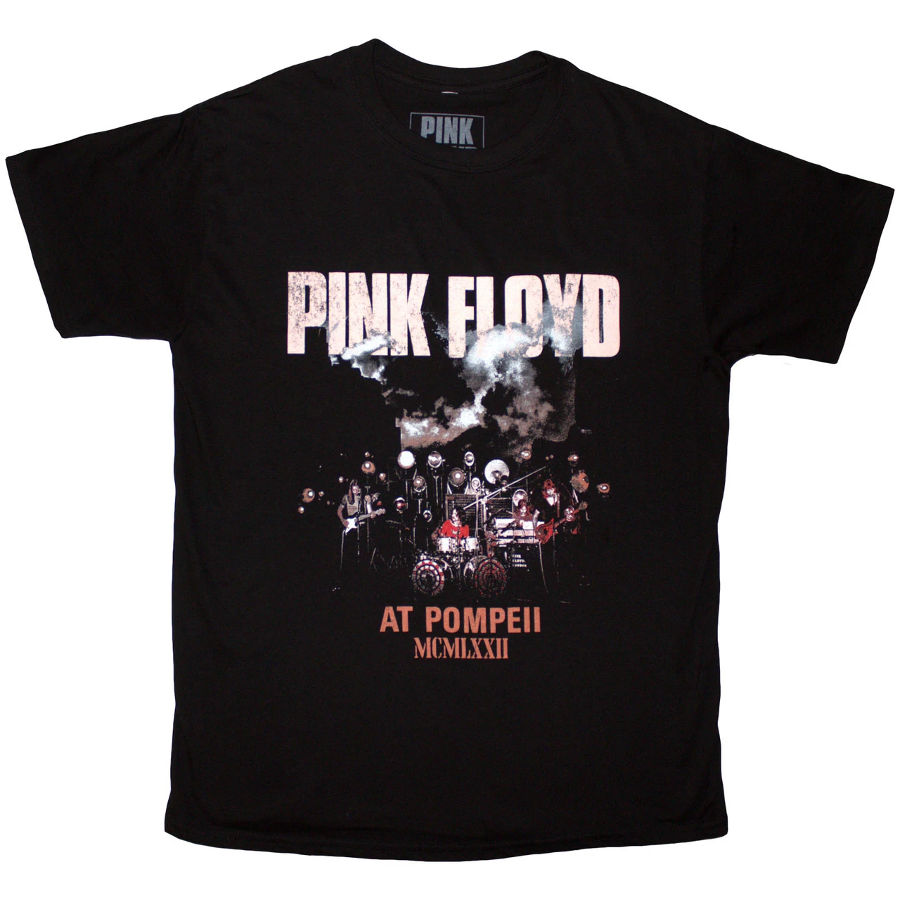 Pink Floyd 'Pompeii Live Photo' (Black) T-Shirt