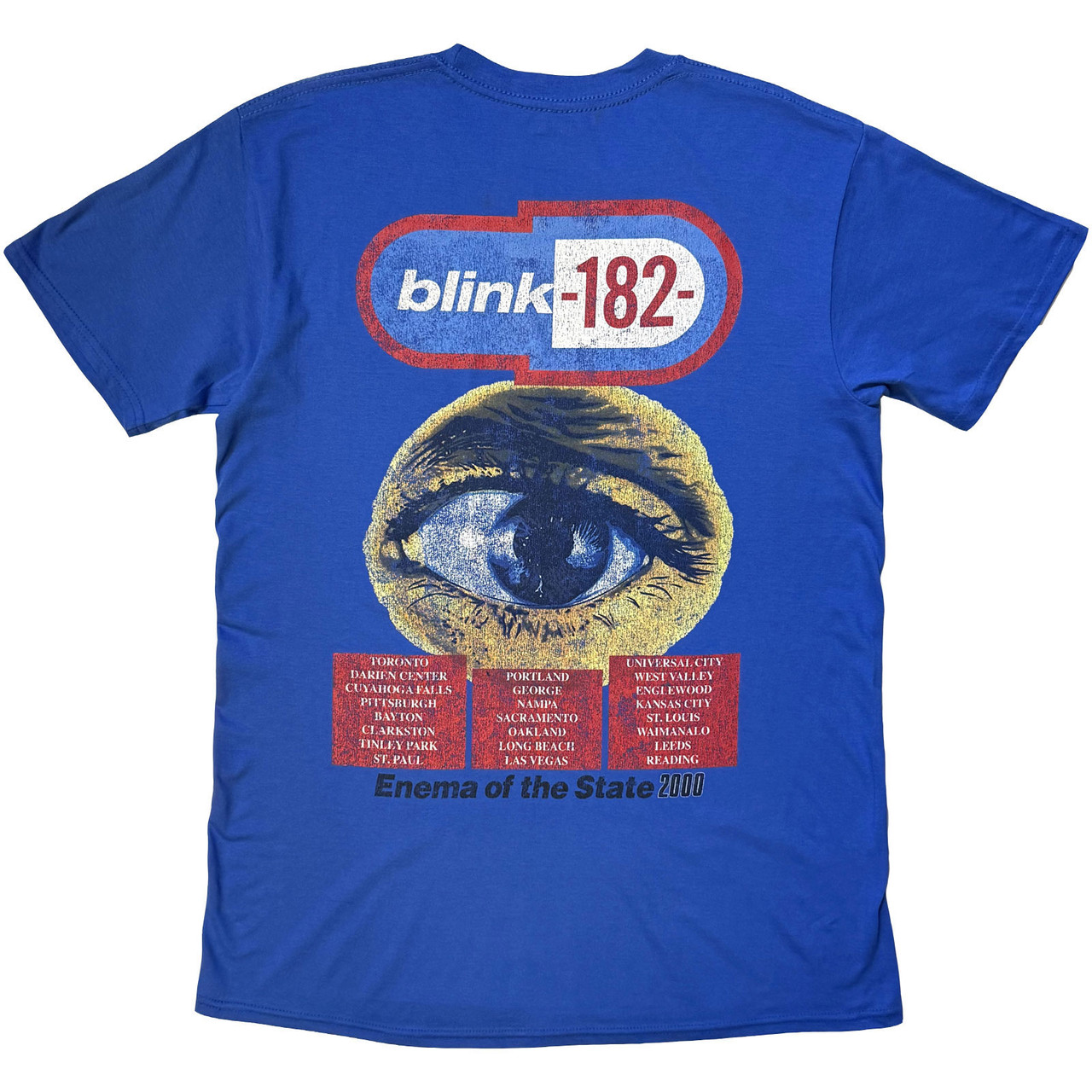 Blink-182 'Enema Of The State' (Blue) T-Shirt