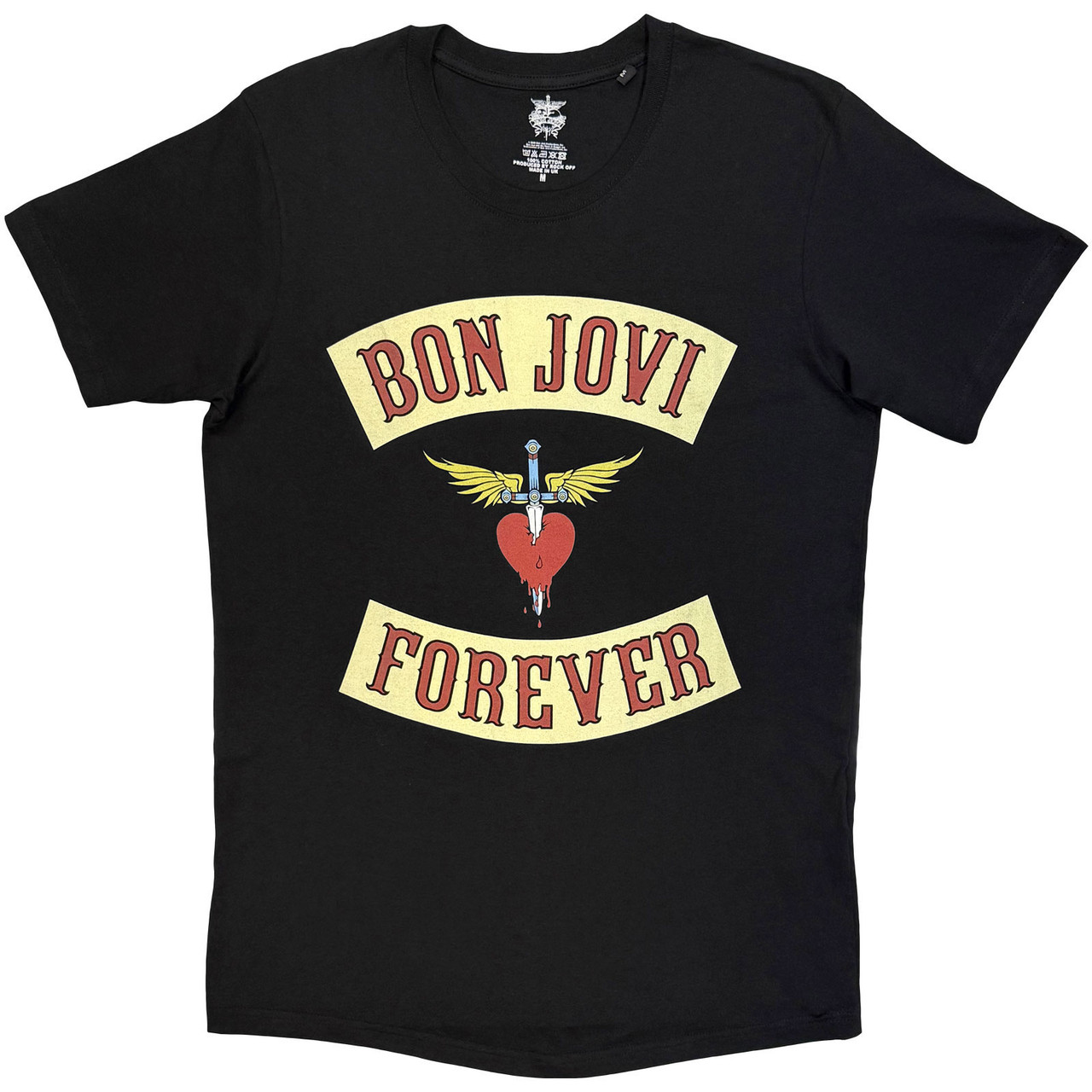 Bon Jovi 'Dagger Heart' (Black) T-Shirt