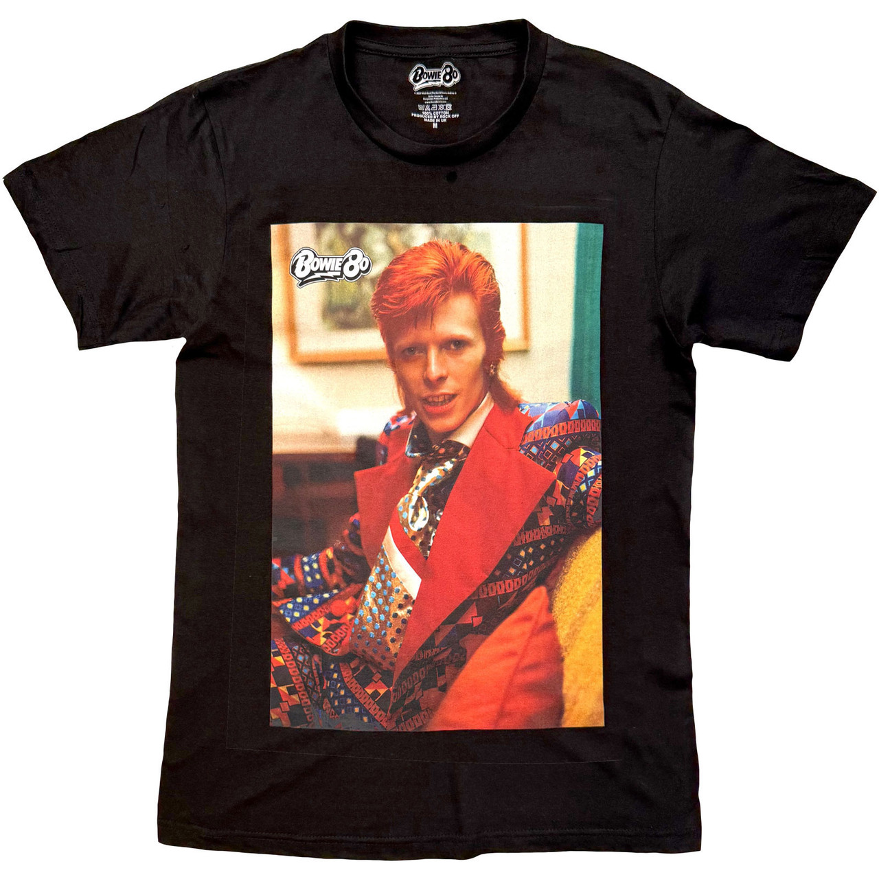 David Bowie 'Ziggy Era' (Black) T-Shirt
