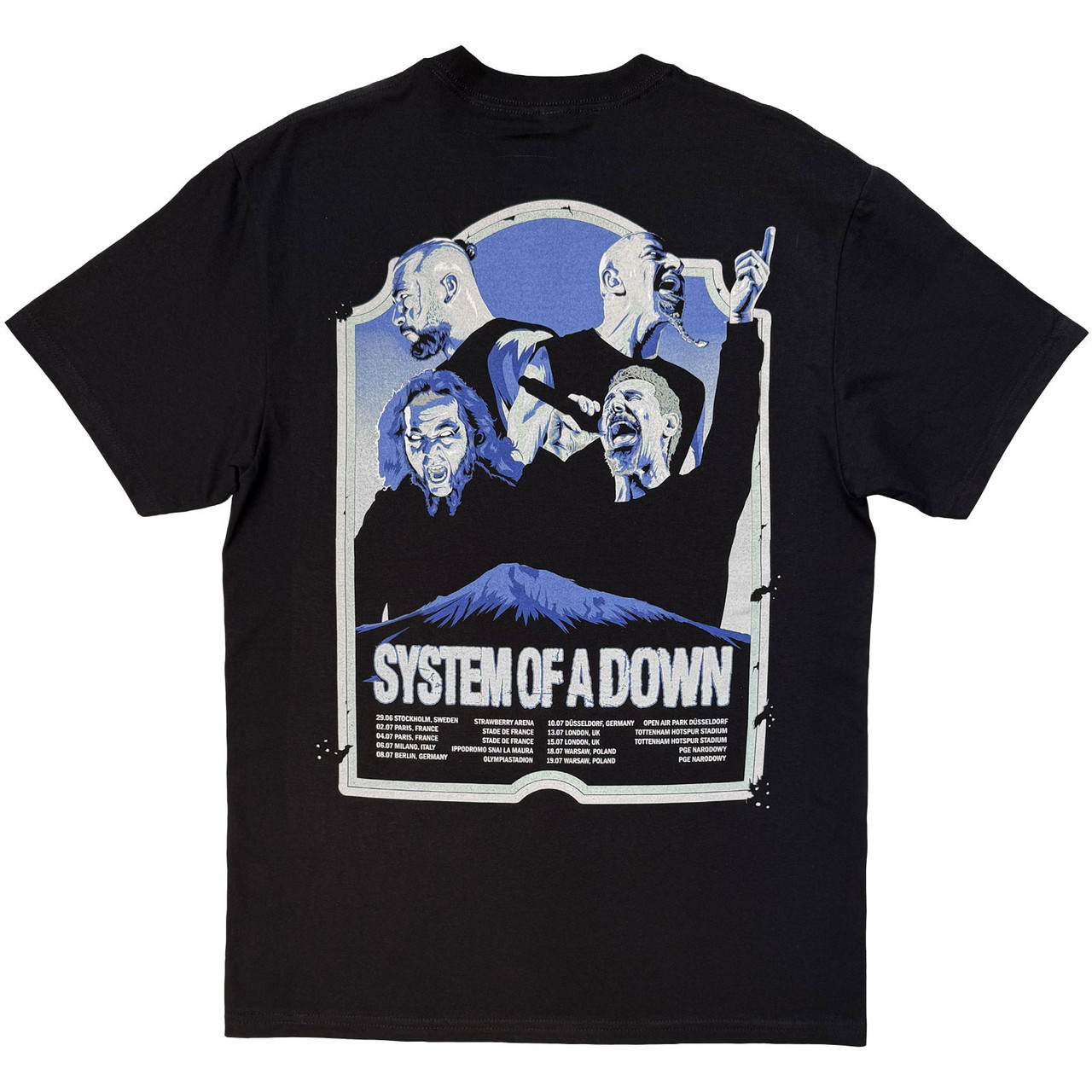 System of a Down 'Mount Ararat Tour '26' (Black) T-Shirt