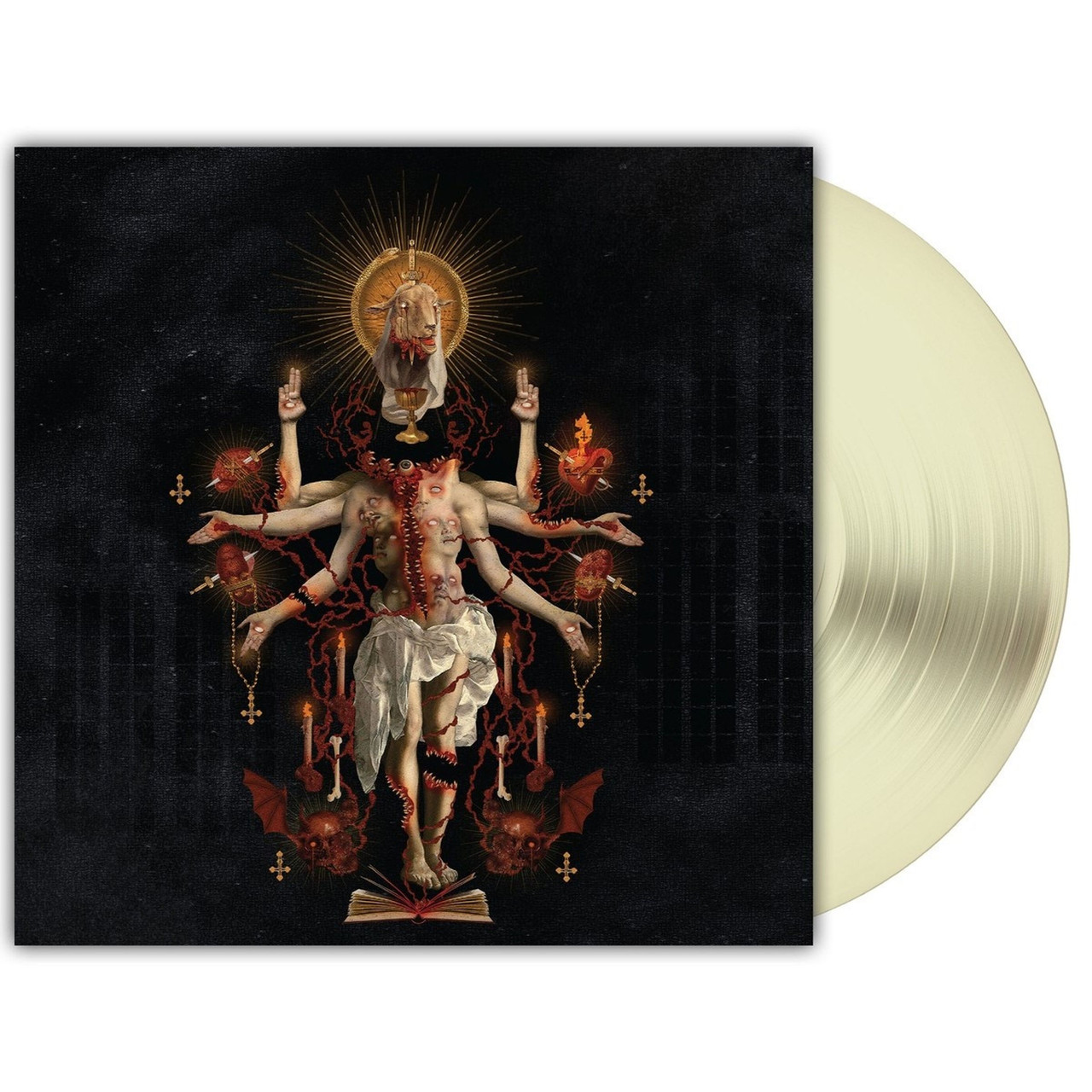 PRE-ORDER - Satanic Planet 'Dead Deities' LP Bone White Vinyl - RELEASE DATE 30th October 2026