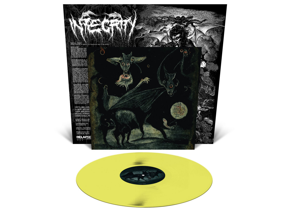Integrity 'Humanity Is The Devil' (Reissue) LP Canary Yellow Vinyl