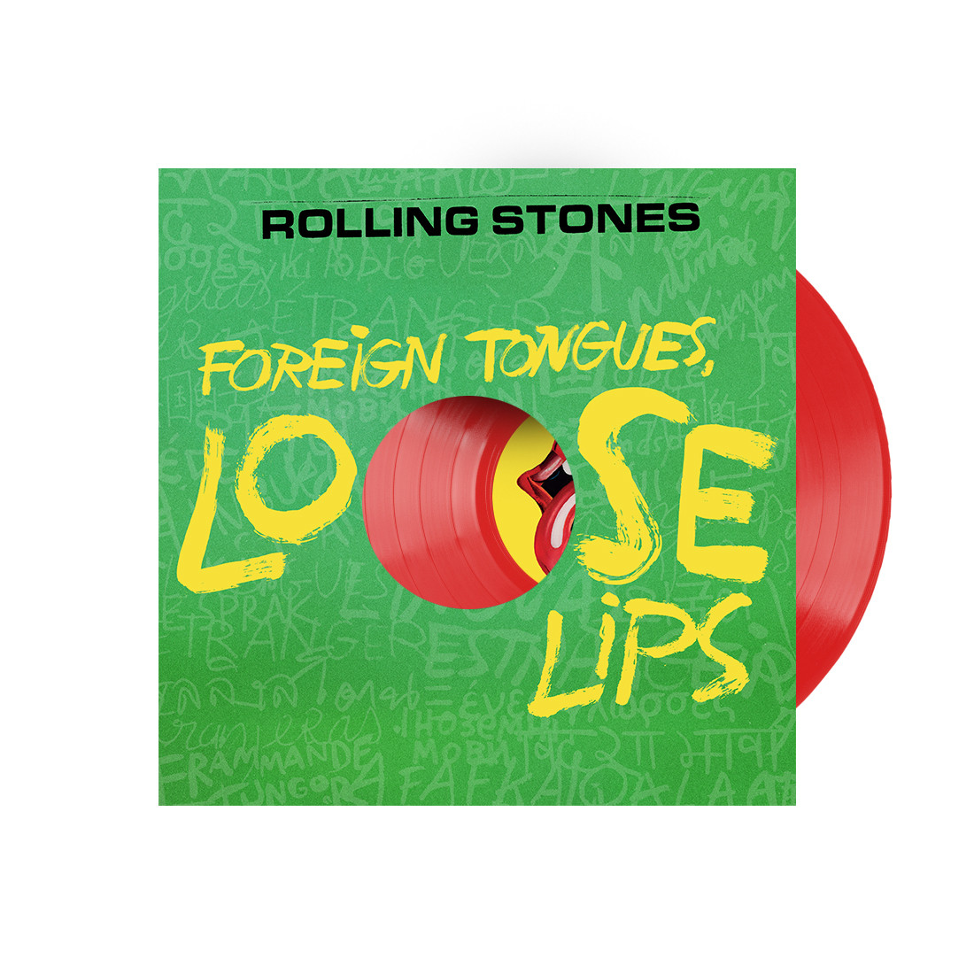 PRE-ORDER - The Rolling Stones 'Foreign Tongues, Loose Lips' 12" EP  Red Vinyl + CD - RELEASE DATE 27th November 2026