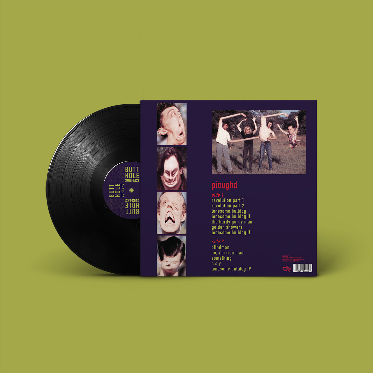 PRE-ORDER - Butthole Surfers 'piouhgd’ (2026 Remaster) LP Black Vinyl - RELEASE DATE 11th December 2026