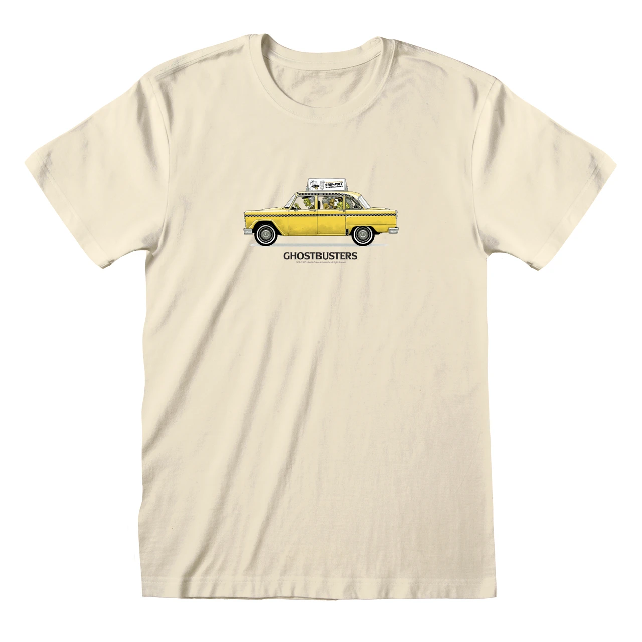 Ghostbusters 'Yellow Cab' (Ecru) T-Shirt