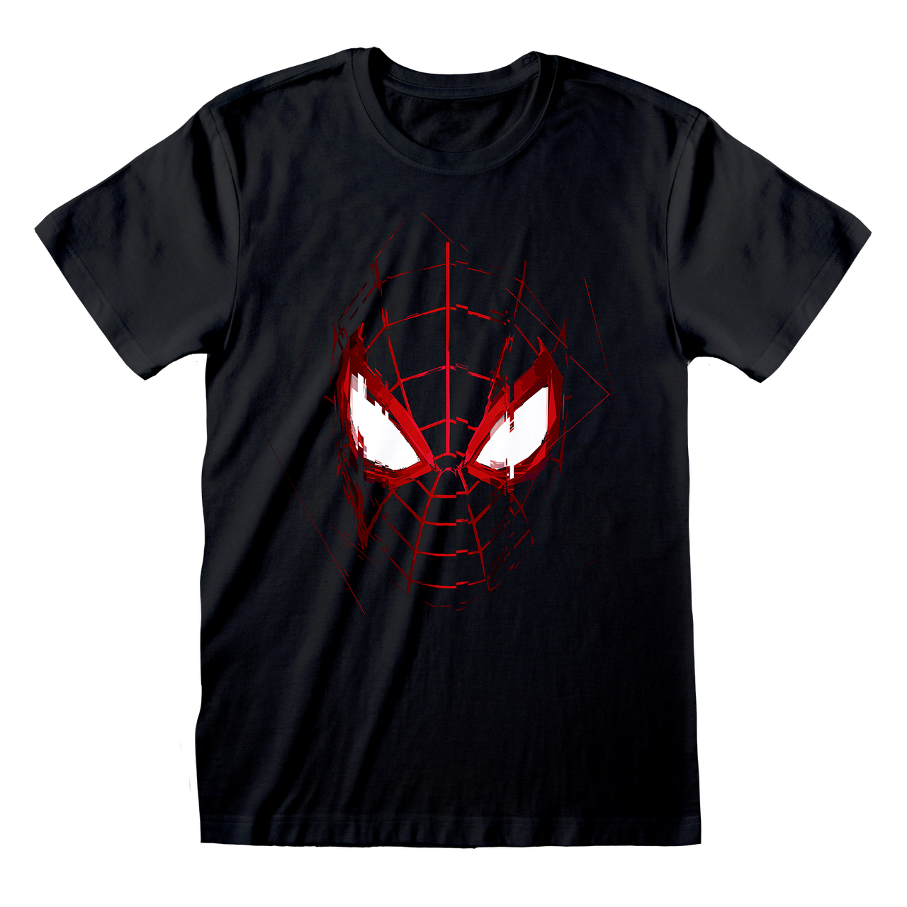 Spider-Man 'MASK GLITCH' (Black) T-Shirt