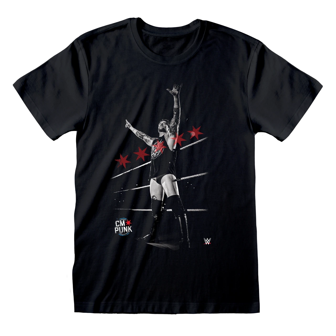 WWE 'CM Punk - Chicago Made' (Black) T-Shirt