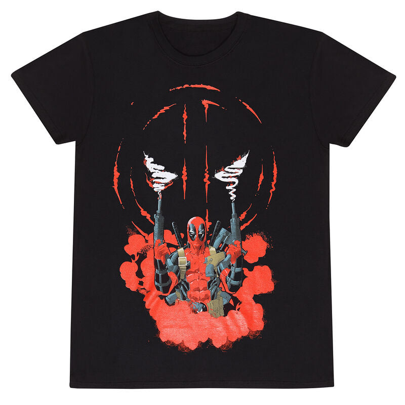 Deadpool 'Smoking' (Black) T-Shirt