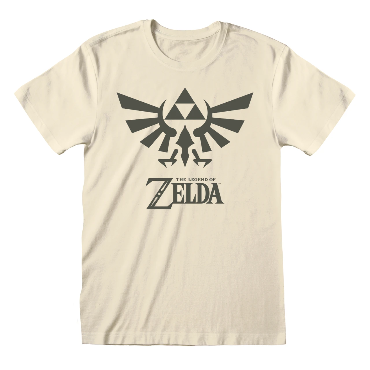 Zelda 'Hyrule Logo' (Ecru) T-Shirt