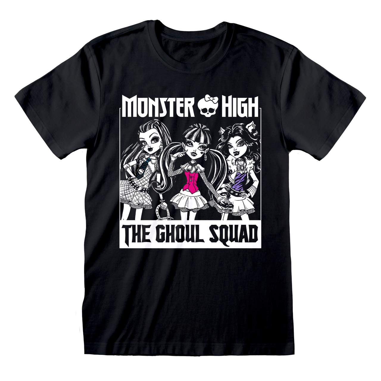 Monster High 'GHOUL SQUAD' (Black) T-Shirt