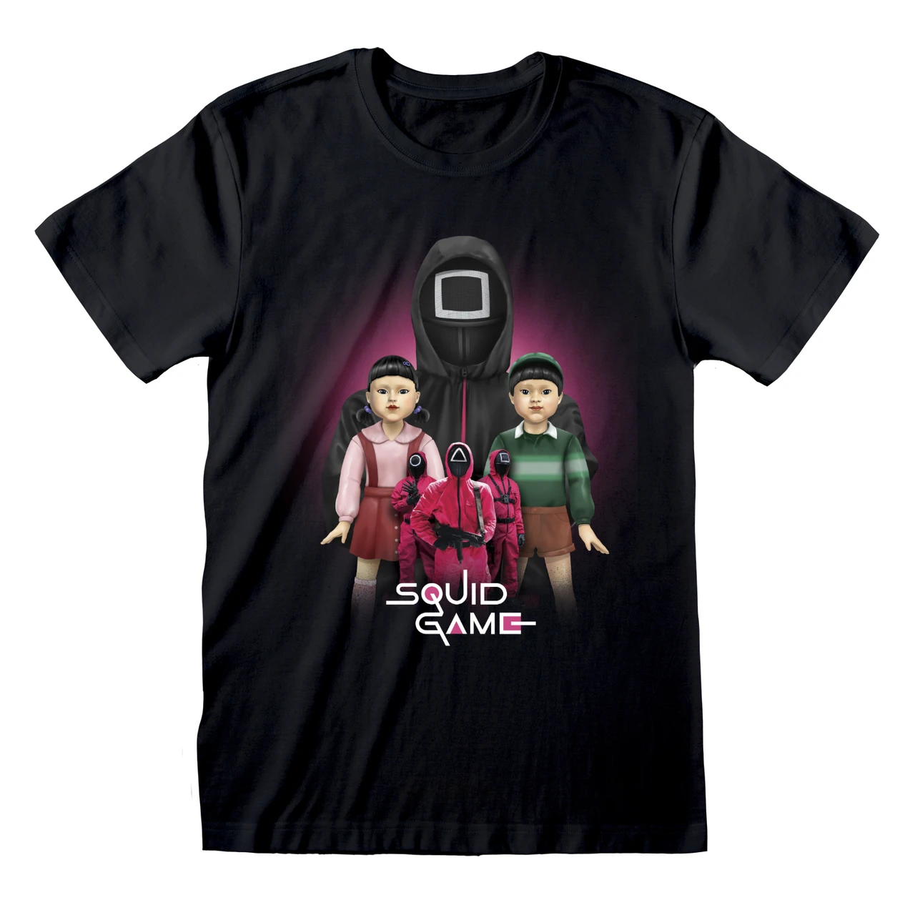 Squid Game 'Two Dolls' (Black) T-Shirt