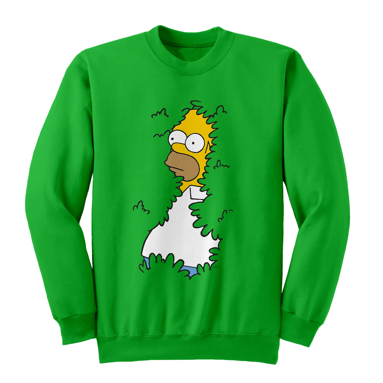 The Simpsons 'Homer Hedge' (Kelly Green) Sweater