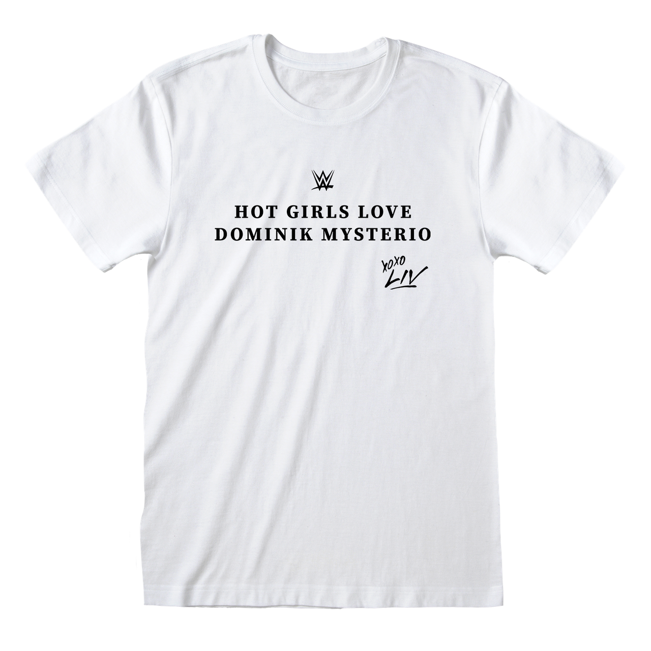 WWE 'Hot Girls Love Dominik Mysterio' (White) T-Shirt