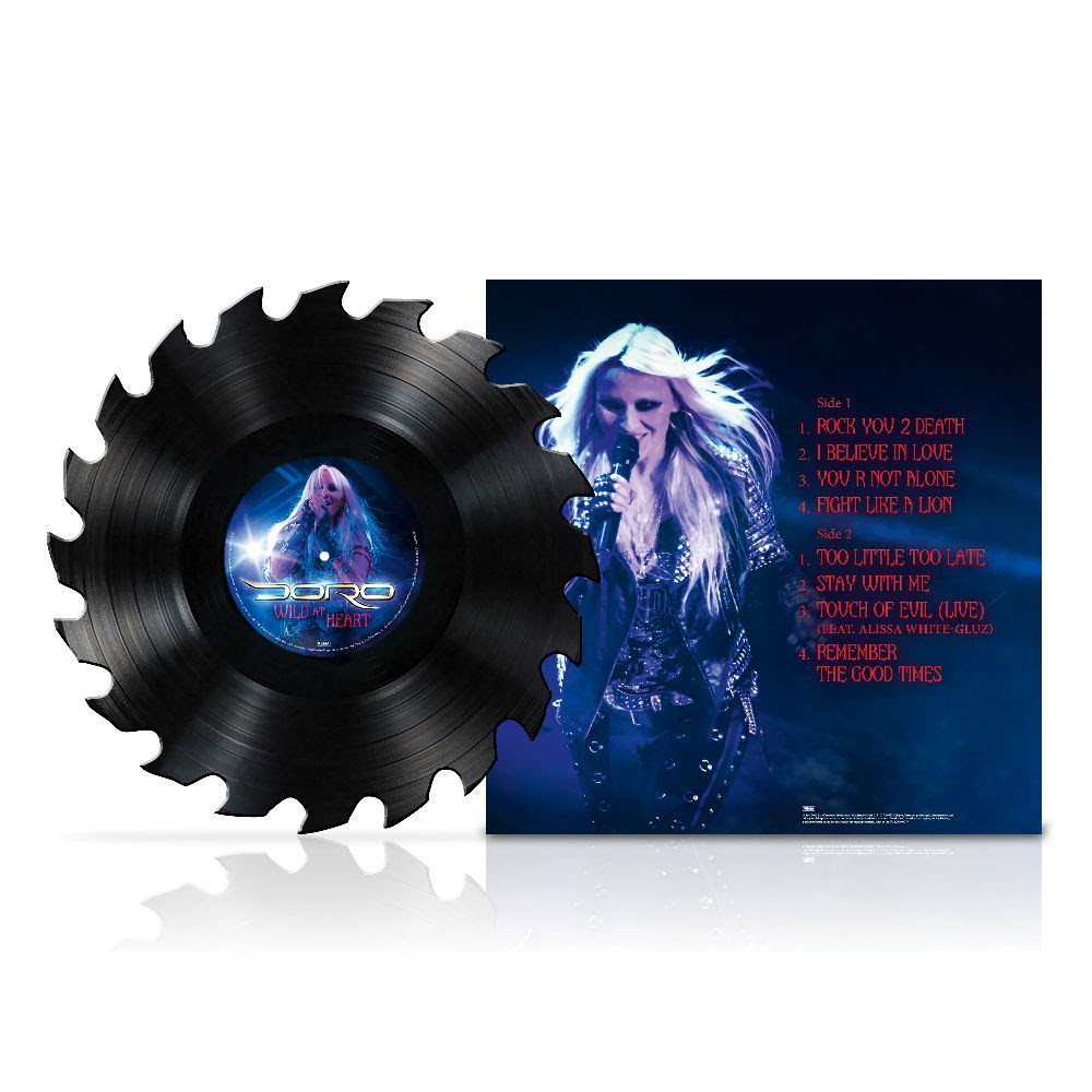 PRE-ORDER - Doro 'Wild At Heart' LP Shaped Black Vinyl - RELEASE DATE 11th December 2026