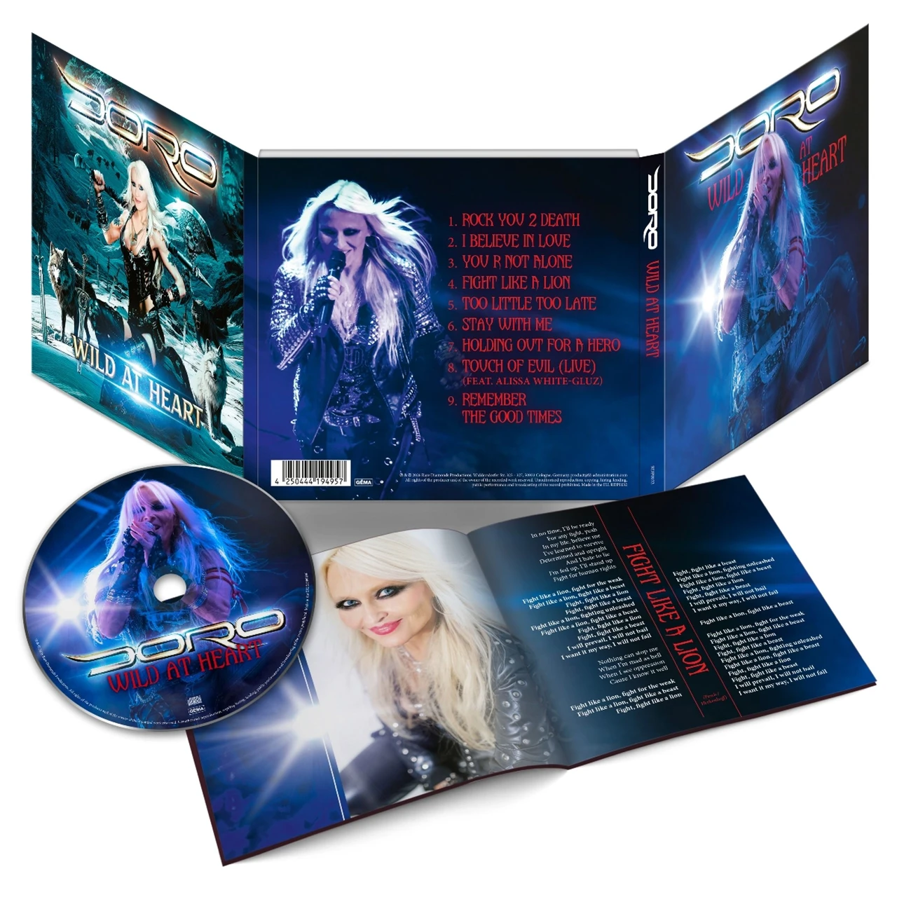 PRE-ORDER - Doro 'Wild At Heart' CD Digipack - RELEASE DATE 11th December 2026