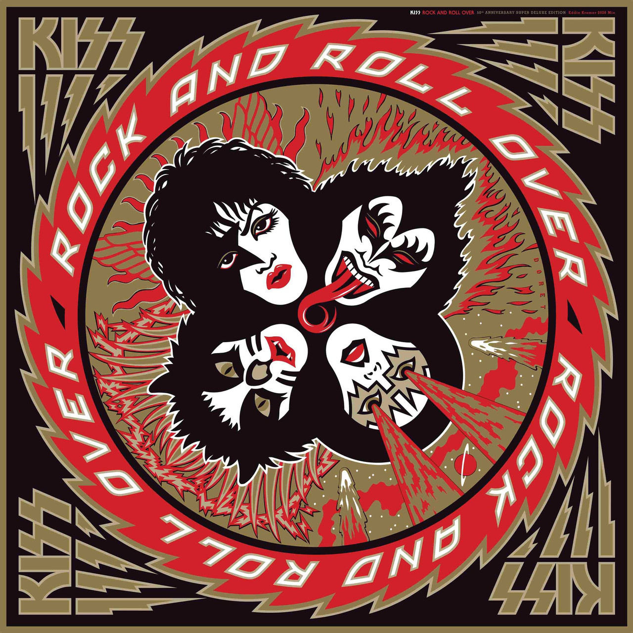 PRE-ORDER - KISS 'Rock And Roll Over' (50th Anniversary) CD - RELEASE DATE 6th November 2026