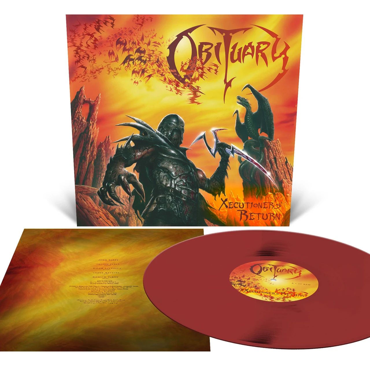 PRE-ORDER - Obituary 'Xecutioner's Return' LP Oxblood Vinyl - RELEASE DATE 11th December 2026