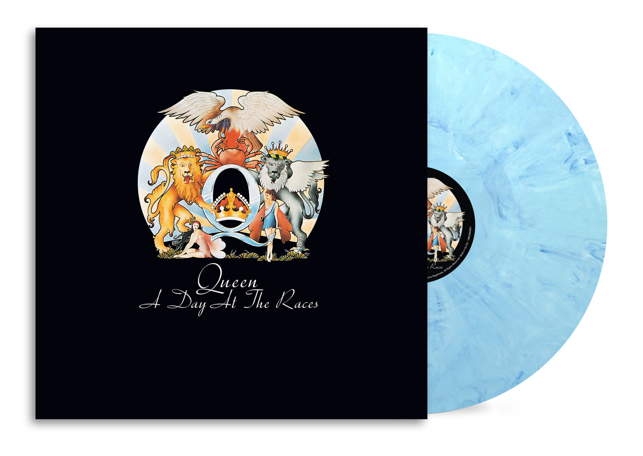 PRE-ORDER - Queen 'A Day At The Races' (50th Anniversary) LP Blue Marbled Vinyl - RELEASE DATE 11th December 2026