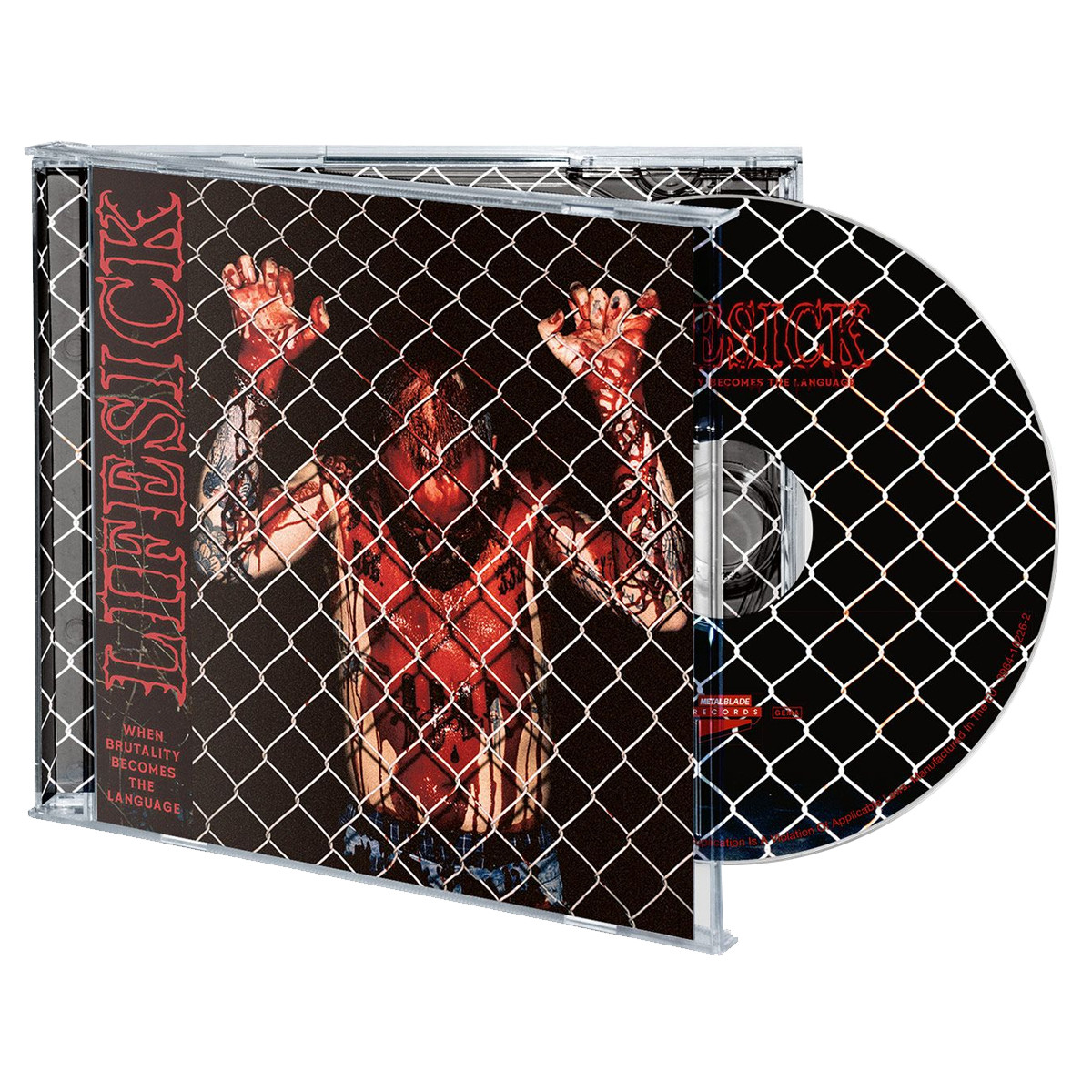 Lifesick 'When Brutality Becomes the Language' CD Jewel Case