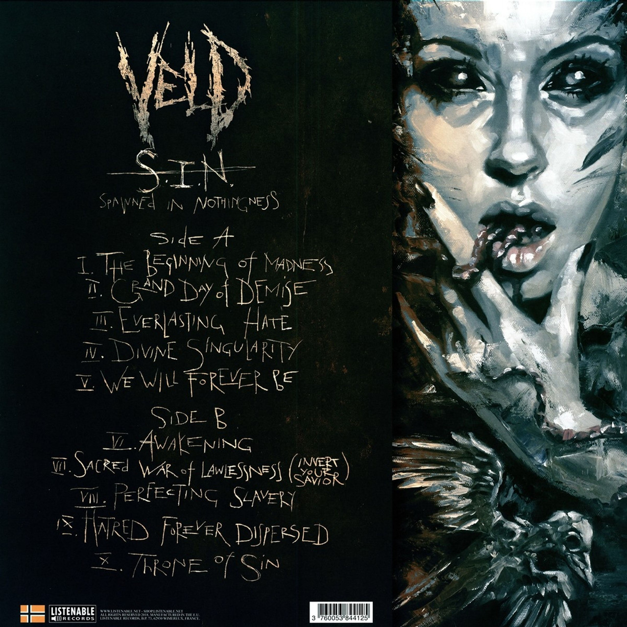 Veld 'S.I.N.' LP Black Vinyl
