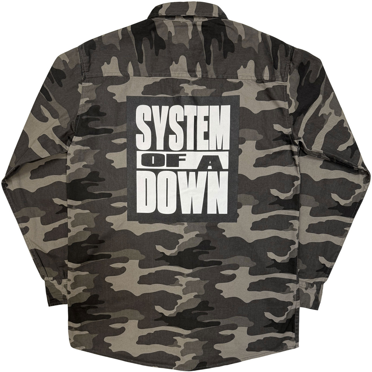 System of a Down 'Logo Tour '26' (Camouflage Green) Shirt