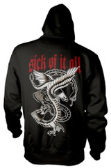 Sick Of It All 'Eagle' Pull Over Hoodie Sick Of It All 'Eagle' Pull Over Hoodie