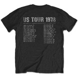Rolling Stones 'US Tour 1978 Tour Dates' (Back Print) T-Shirt