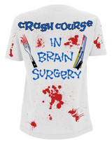 Metallica 'Crash Course In Brain Surgery' (White) T-Shirt