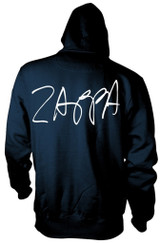 Frank Zappa 'Titties 'N' Beer' (Blue) Pull Over Hoodie