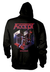 Accept 'Metal Heart' (Black) Zip Up Hoodie