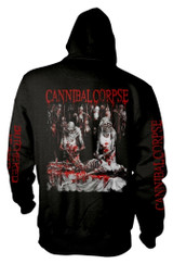 Cannibal Corpse 'Butchered At Birth Explicit' (Black) Zip Up Hoodie