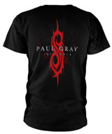 Slipknot 'Paul Gray' (Black) T-Shirt Back