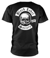 Black Label Society 'Skull Logo Pocket' (Black) T-Shirt