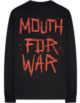 Pantera 'Mouth For War' (Black) Long Sleeve Shirt