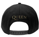 Queen 'Gold Classic Crest' (Black) Snapback Cap