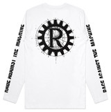 Rage Against The Machine 'Nuns And Guns' (White) Long Sleeve Shirt