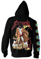 Metallica 'Executioner The Unforgiven' (Black) Zip Up Hoodie