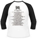 Rival Sons 'Get Up UK & EU 2019 Tour' 3/4 Length Sleeve Raglan Shirt