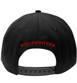 Foo Fighters 'Red Circle Logo' (Black) Baseball Cap