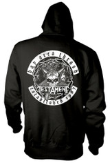 Testament 'Bay Area Thrash' (Black) Pull Over Hoodie Testament 'Bay Area Thrash' (Black) Pull Over Hoodie