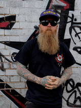 Eyesore Apparel 'Red Hand' (Black) T-Shirt