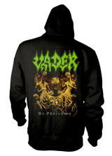 Vader 'De Profundis' (Black) Zip Up Hoodie Back