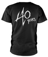 Metallica '40th Anniversary Songs Logo' (Black) T-Shirt Back