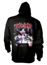 Tankard 'Zombie Attack' (Black) Zip Up Hoodie Back