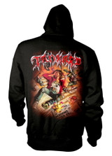 Tankard 'The Morning After' (Black) Zip Up Hoodie Back