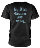 Sacrifizer 'By Fist, Leather & Steel' (Black) T-Shirt