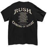 Rush 'Caress Of Steel' (Black) T-Shirt