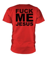 Marduk 'Fuck Me Jesus' (Red) T-Shirt Back